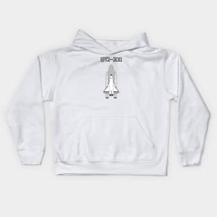 Space shuttle Kids Hoodie